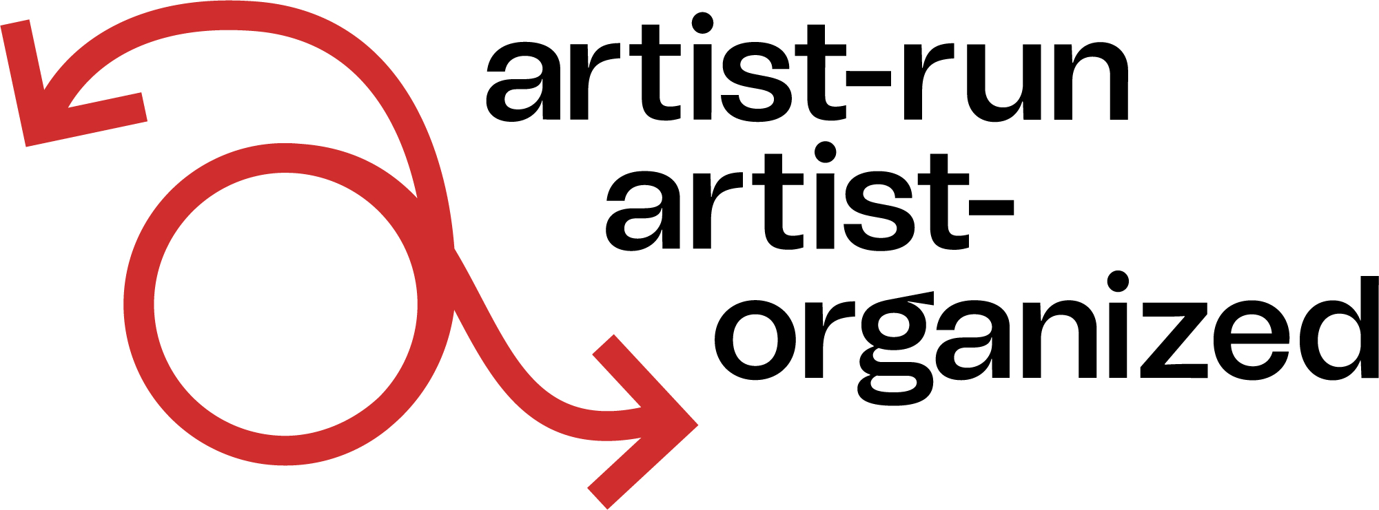 arao artist-run, artist-organized logo 2024 tony carranza